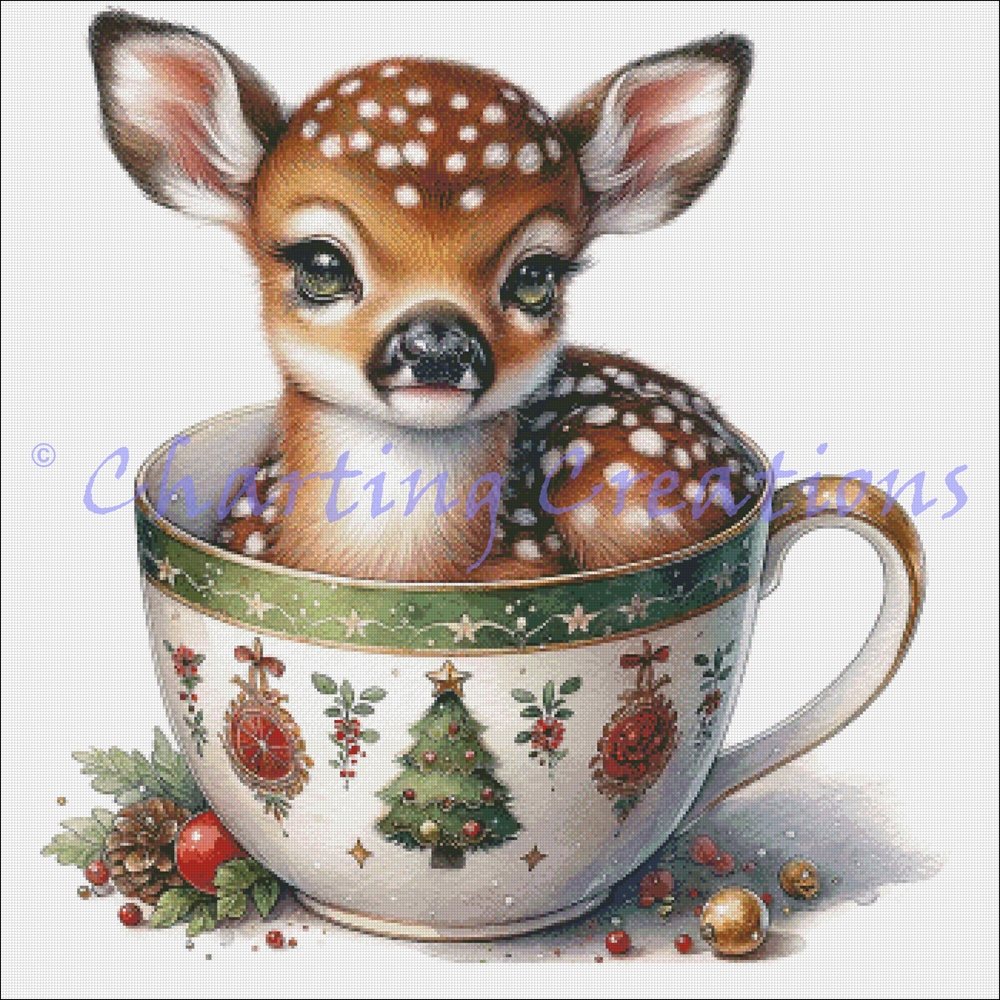 (image for) Baby Animals In Mugs - Fawn